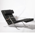 Chaise longue moderne noire